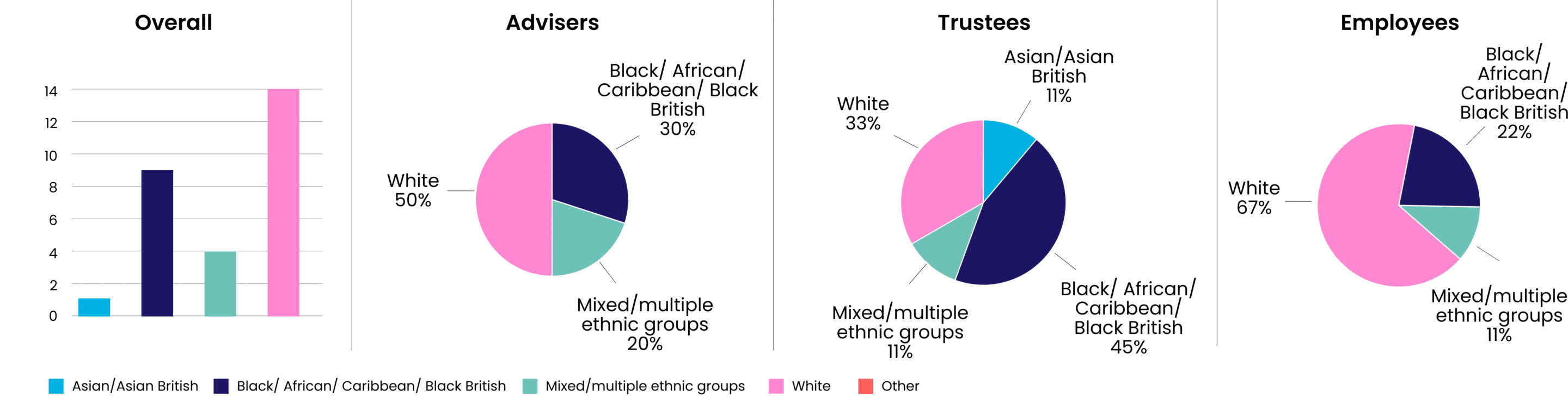 A diagram of a pie chart about ethniticy