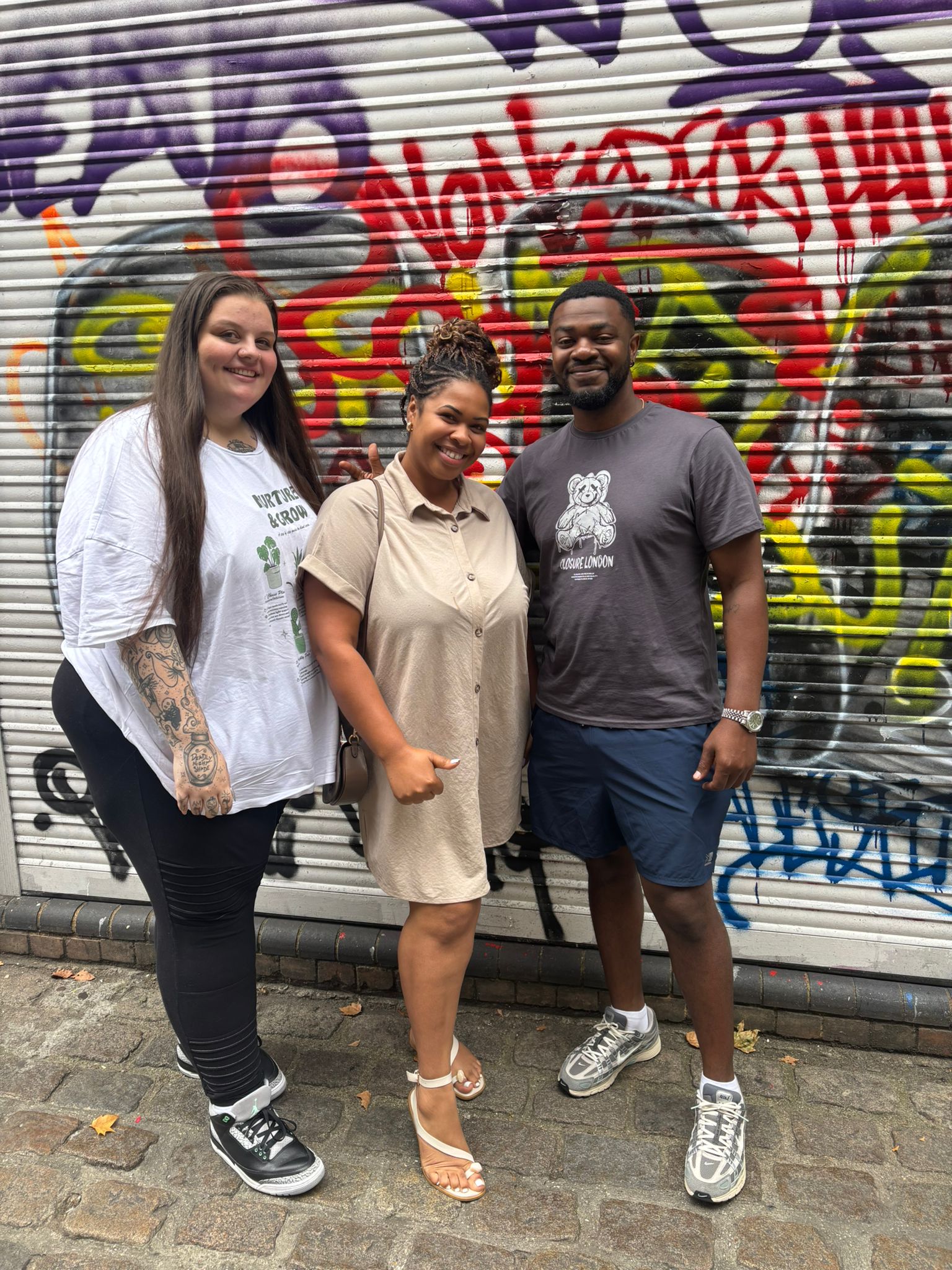 3 people taking a picture together