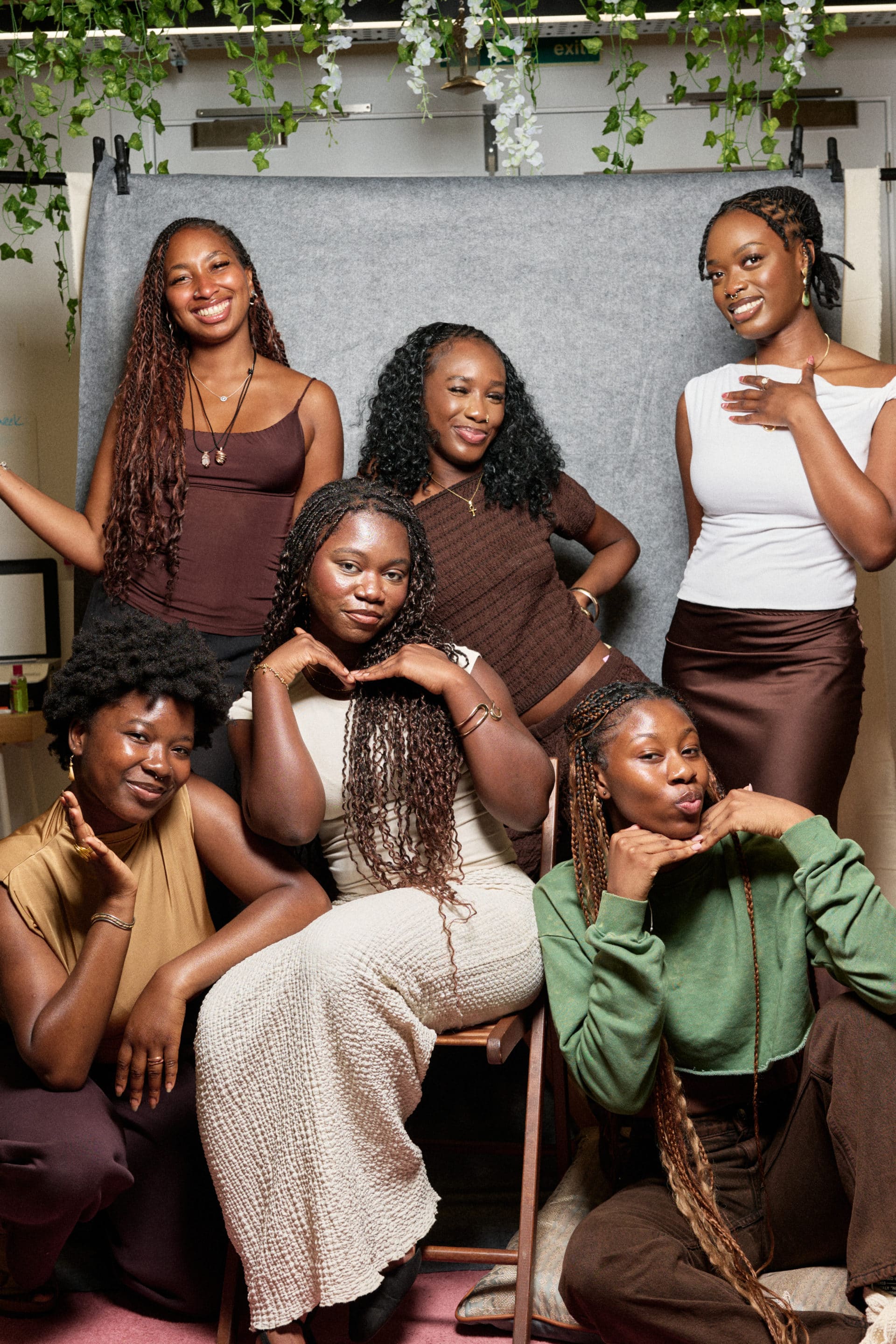 6 people posing for a picture together